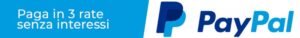 Acquista e Paga in 3 rate senza interessi con Paypal