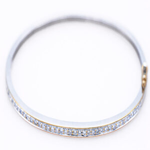 Bracciale Rigido con Diamanti A 126