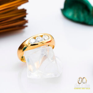 Anello Trilogy in Oro giallo A 107